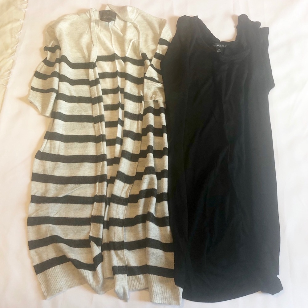 NWOT Fenn Wright Manson Short Sleeve Open Cardigan